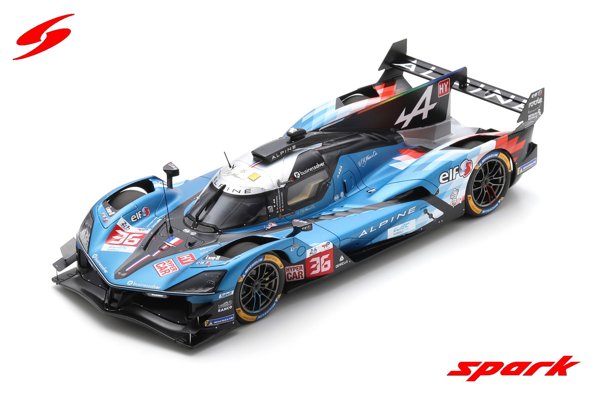 ミニカー Alpine A424- Le Mans 24H 2024 SparkmodelWeb