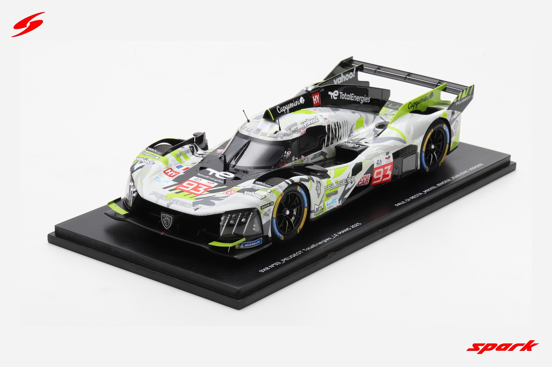 ミニカー PEUGEOT 9X8 TotalEnergies Le Mans 2025 Peugeot 9x8 #94 (24h Le Mans 2025) 1:18 model car Spark 18S1064
