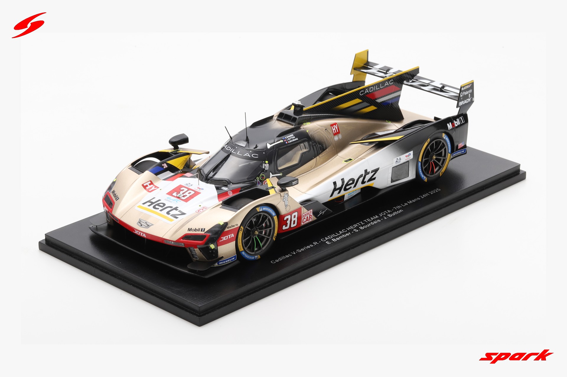 ミニカー Cadillac V-Series.R Hertz Team Jota 1/43 SparkmodelWeb