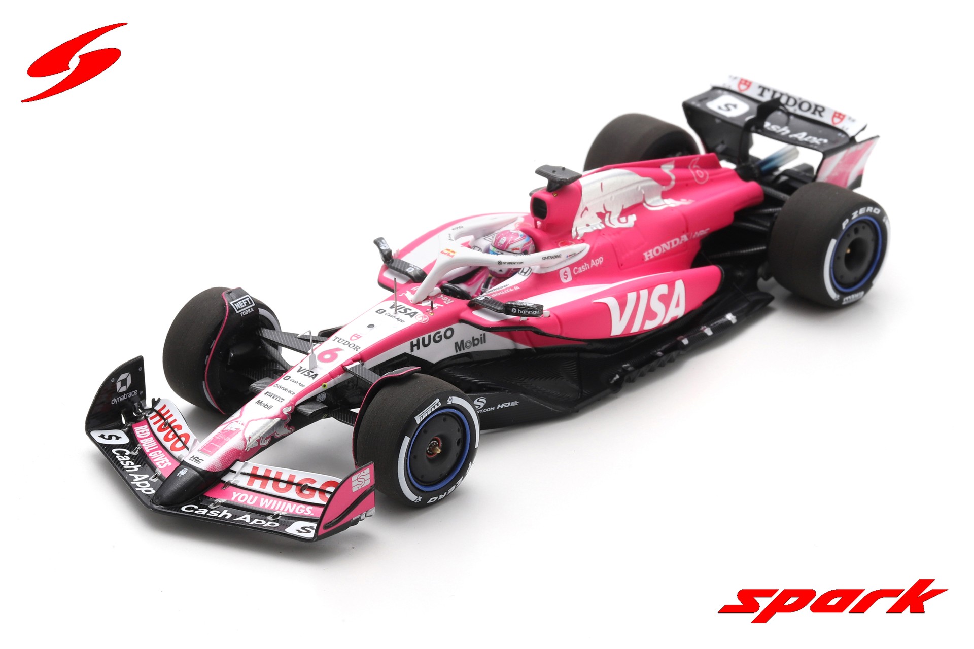 ミニカー Visa Cash App Racing Bulls VCARB 02 SparkmodelWeb
