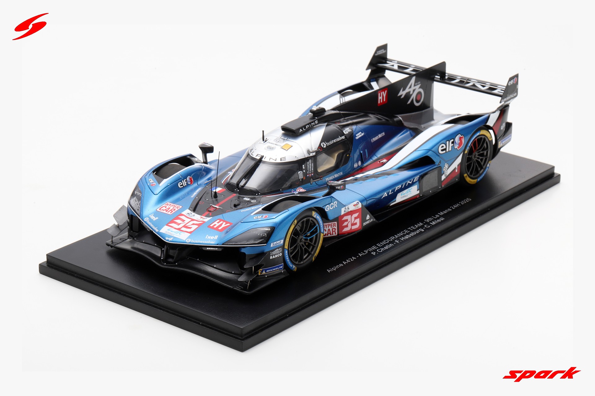 ミニカー Alpine A424 9th Le Mans 24H 2025 SparkmodelWeb