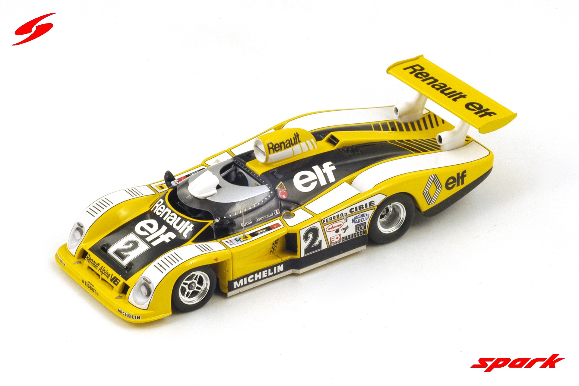 絶版　1/43 スパーク　ルノー　アルピーヌ　A442 1977年　ルマン24時 SparkmodelWeb