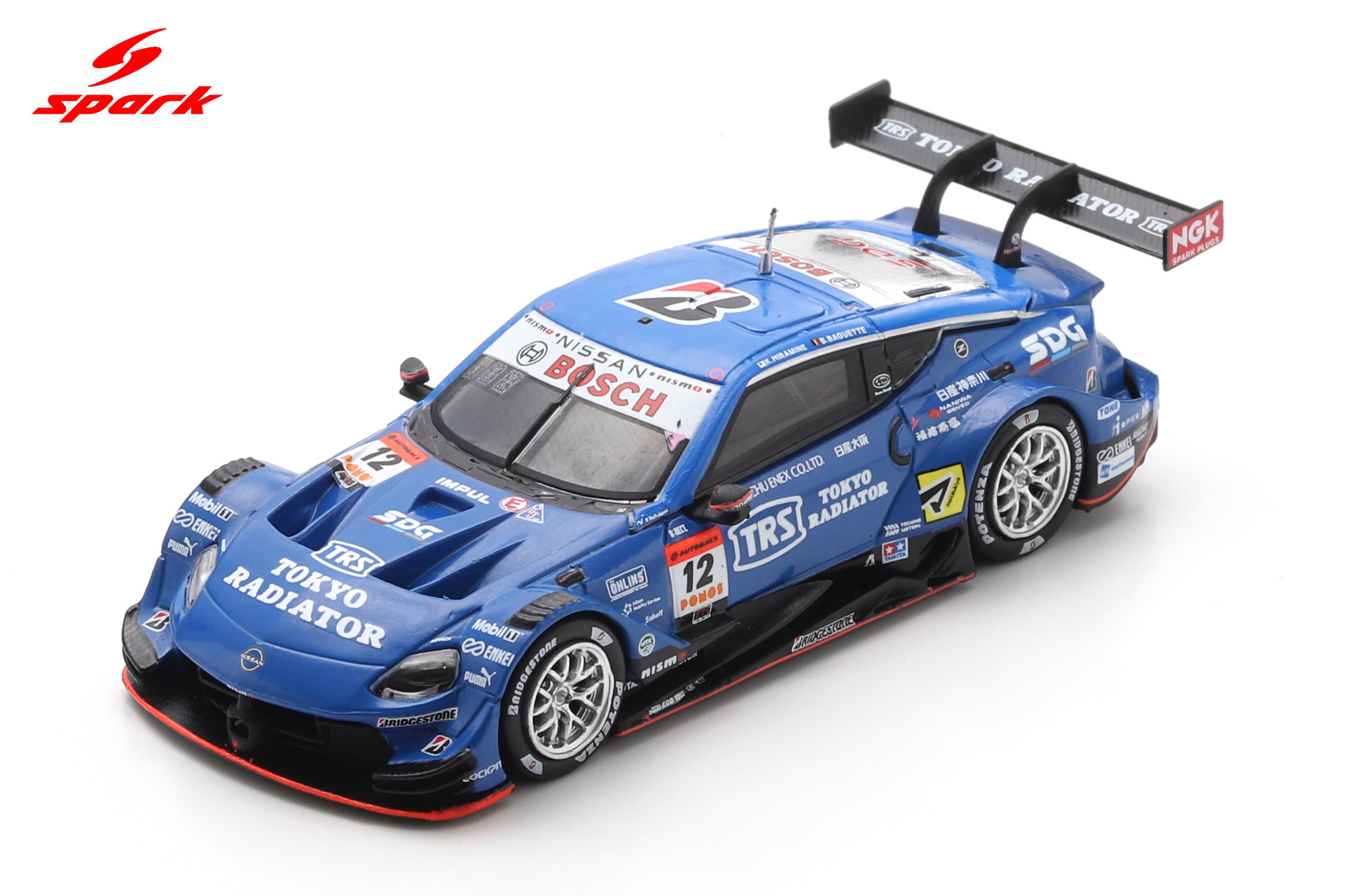 Spark TRS IMPUL with SDG Z 限定モデル　1/43 ミニカー スパーク spark 1⁄43 TRS IMPUL with SDG Z #12 GT500 SUPER