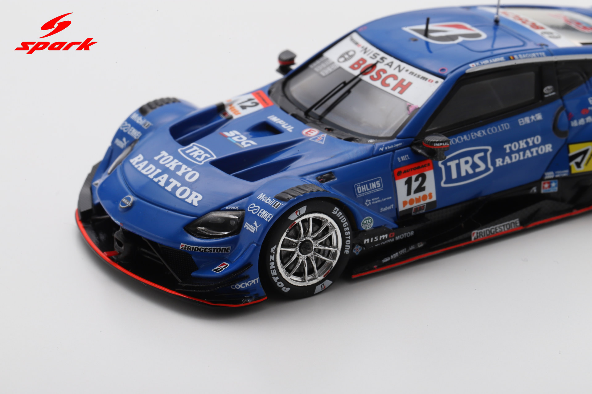 Spark model 1⁄43 TRS IMPULwith SDG Z TEAM IMPUL No.12 GT500 SUPER