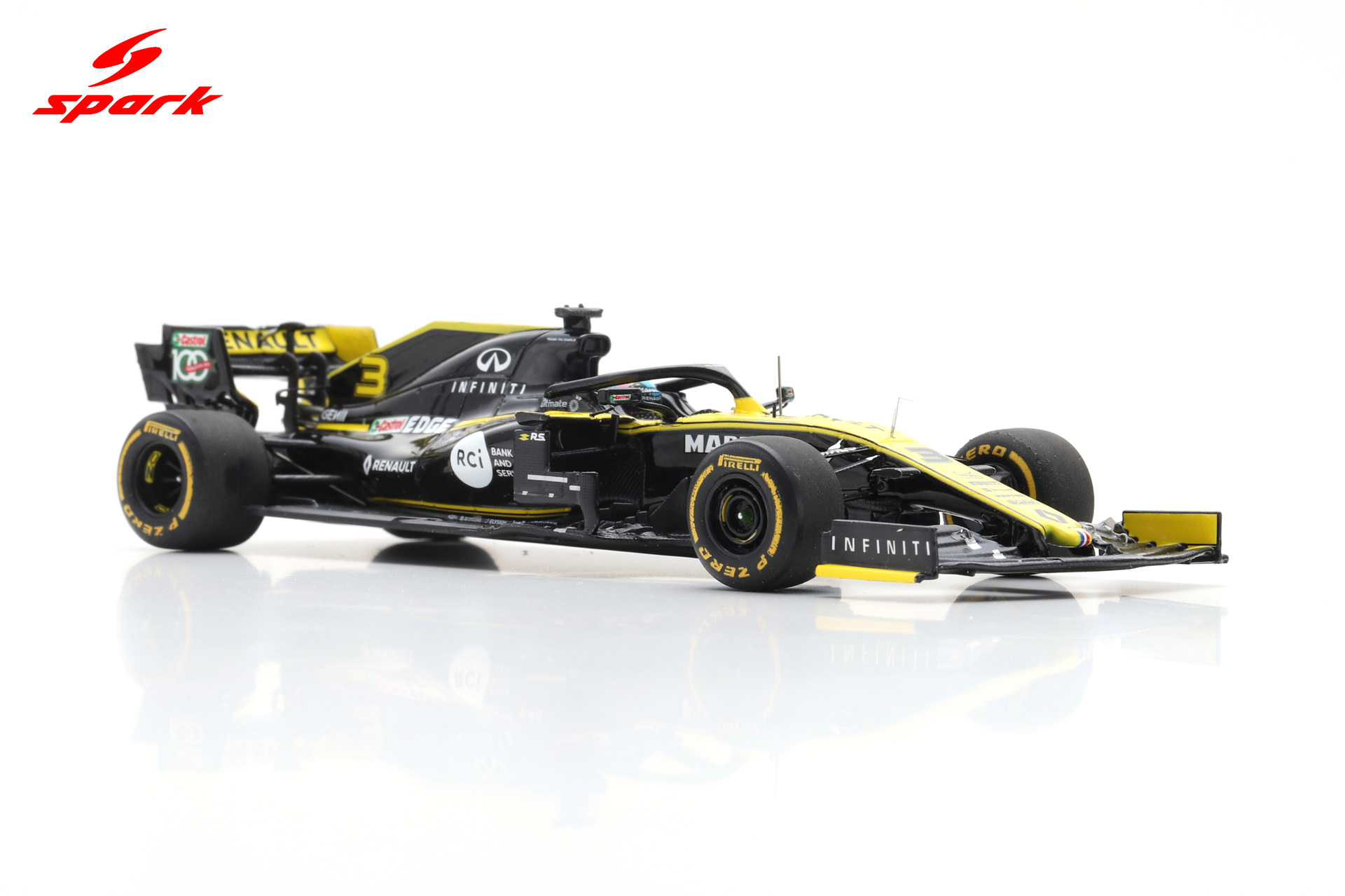1/43 ルノー Renault R.S. 19 #3 D.リカルド SparkmodelWeb