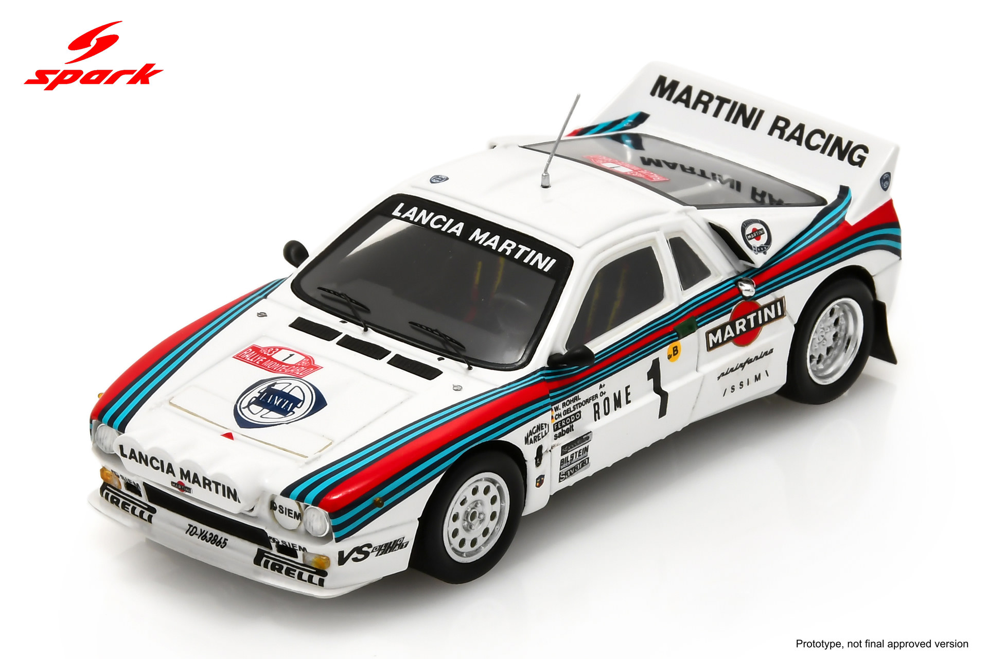 ミニカー Spark 1/43 Lancia 037 Rally 1983 SparkmodelWeb